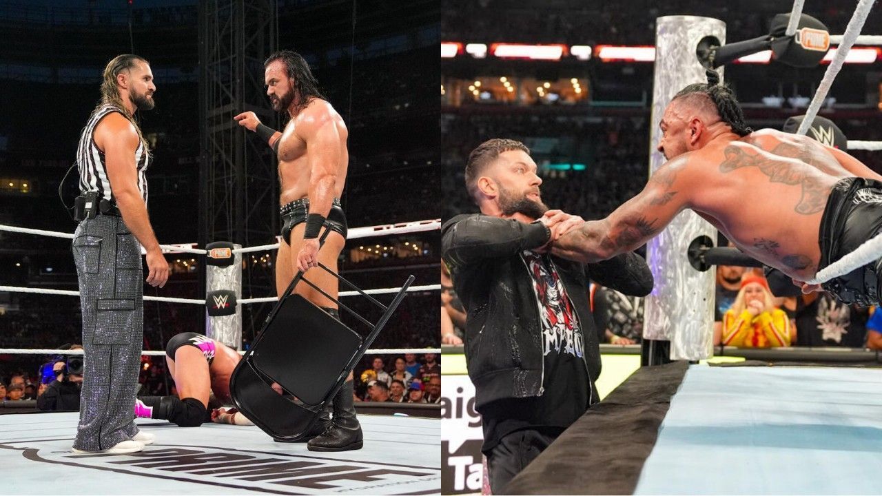 WWE Raw, CM Punk, Drew Mcintyre, Seth Rollins, Rhea Ripley, Damian Priest, Finn Balor, 