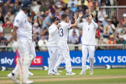 Mark Wood dismissed Kusal Mendis with a brute of a delivery.