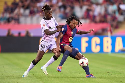 Nico Williams didn't get a look-in against Jules Kounde (Image - Getty)