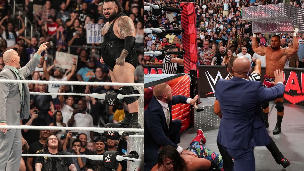 Adam Pearce has struggled to keep WWE RAW safe (Image: Getty)