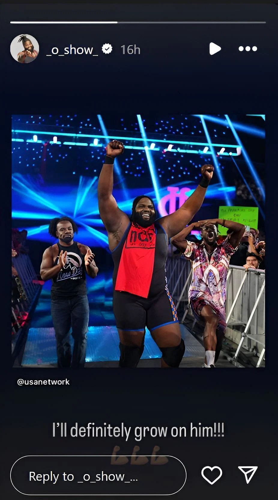 The New Day with Jones [Image source: Jones&#039; Instagram handle]