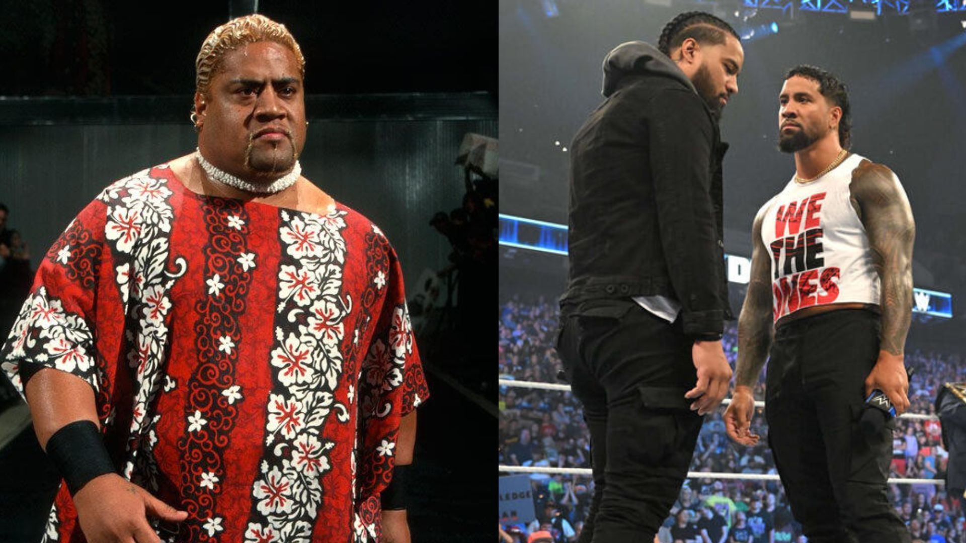 Rikishi (left), The Usos (right) (Image Credits: WWE.com)