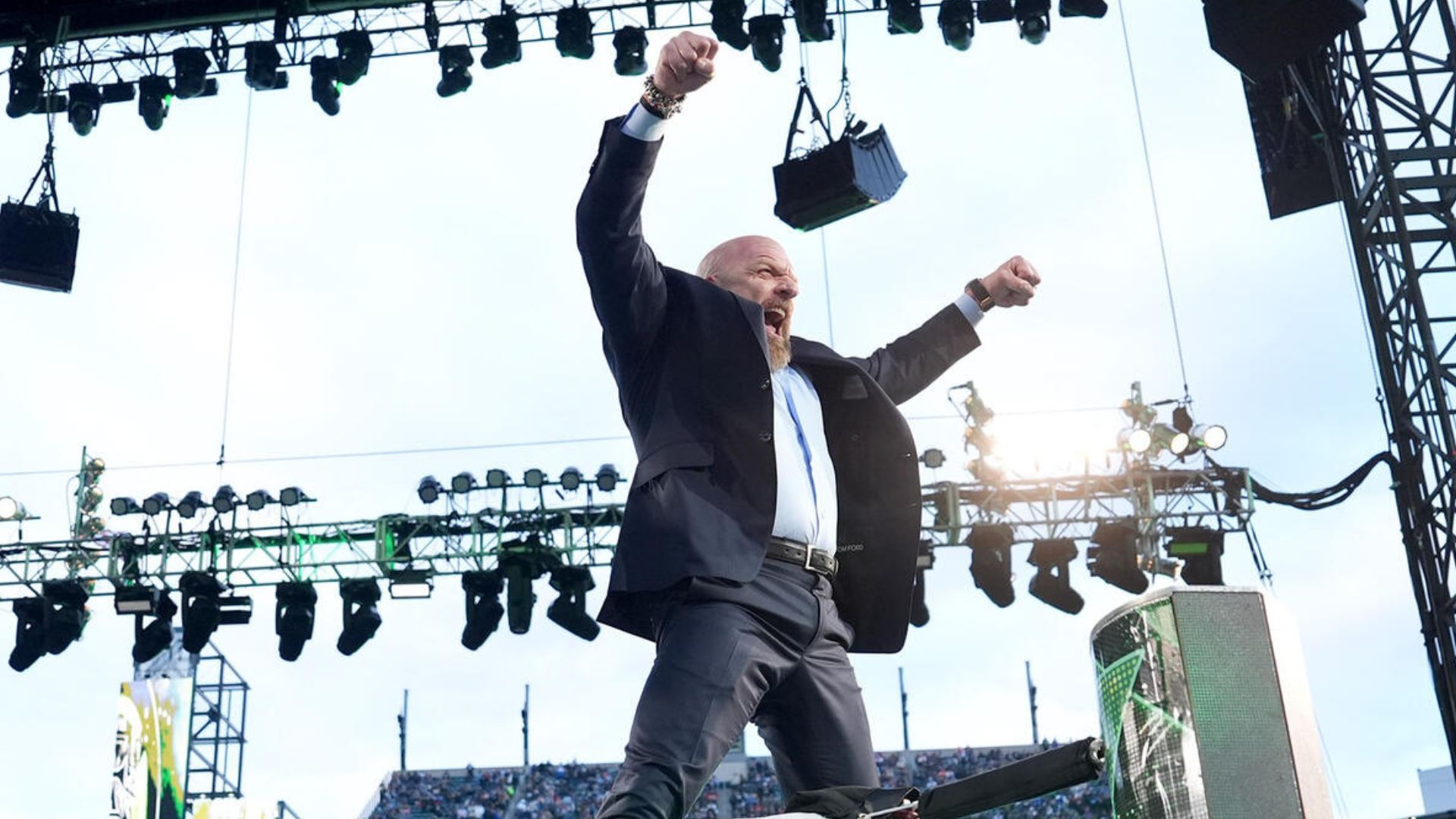 Triple H at WrestleMania XL! [Image credit: WWE.com]