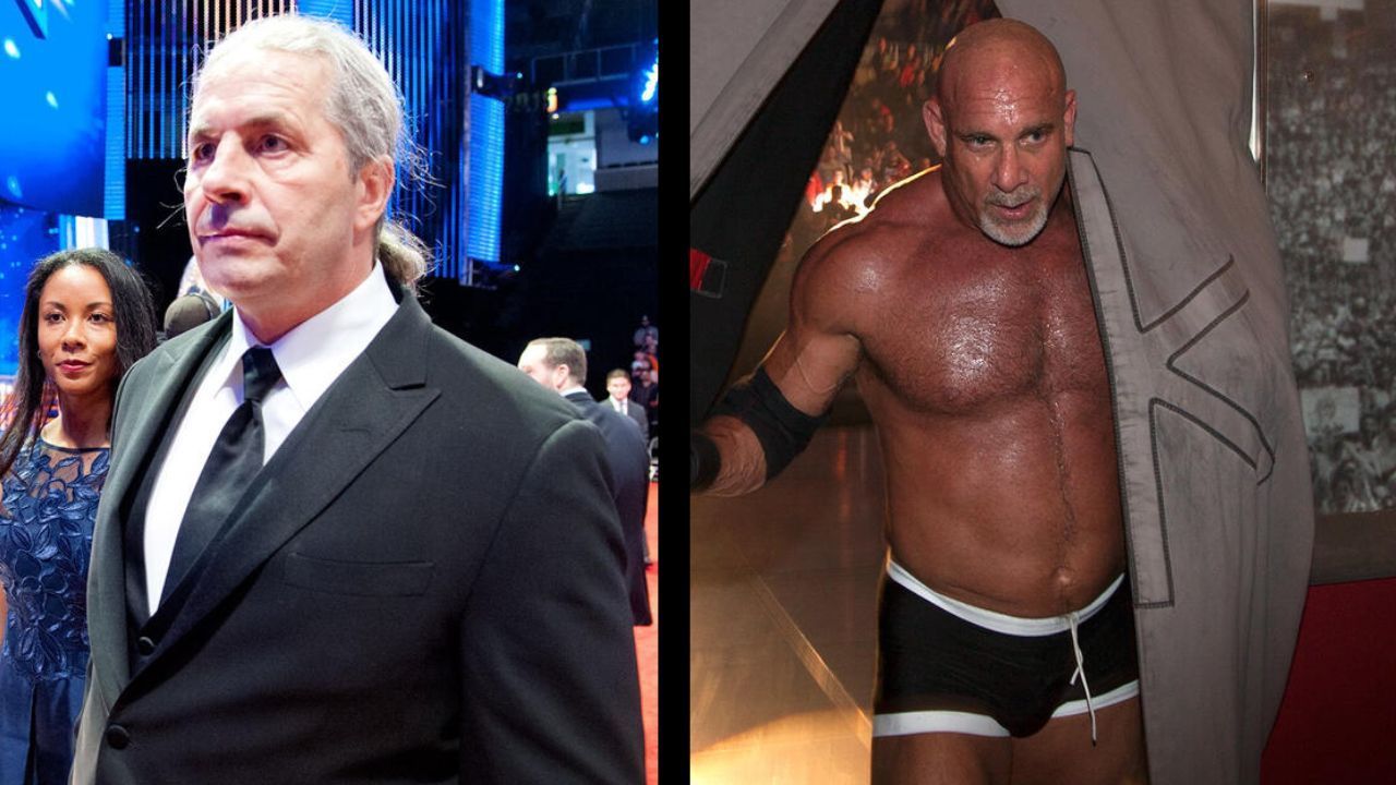 Bret Hart and Goldberg have real-life bad blood (Images: wwe.com)