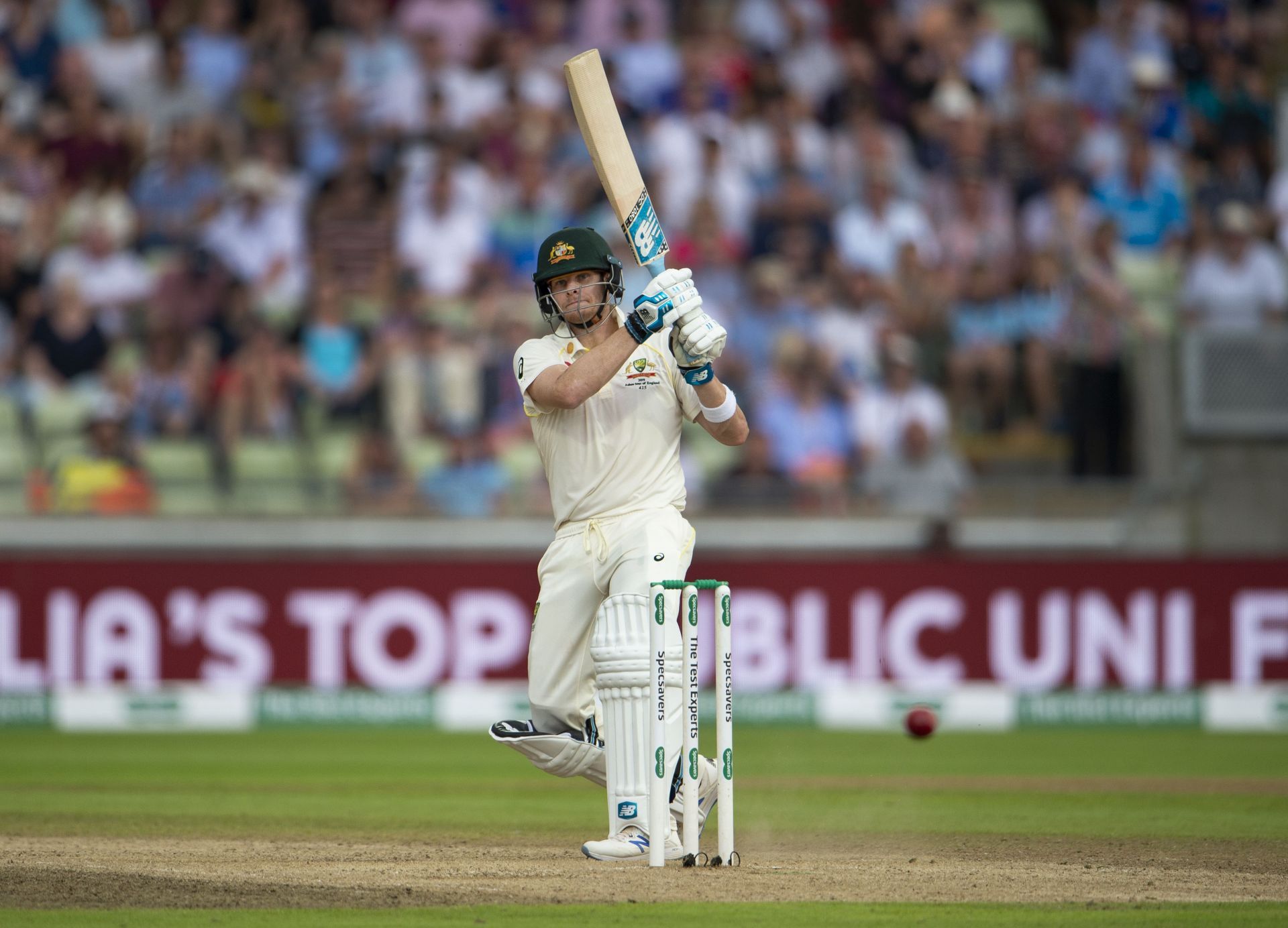 Steve Smith batting in the 2019 Birmingham Test (Image Credits: Getty Images)