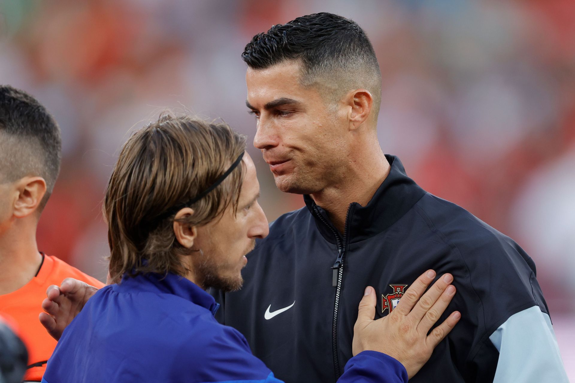 Luka Modric (left) and Cristiano Ronaldo