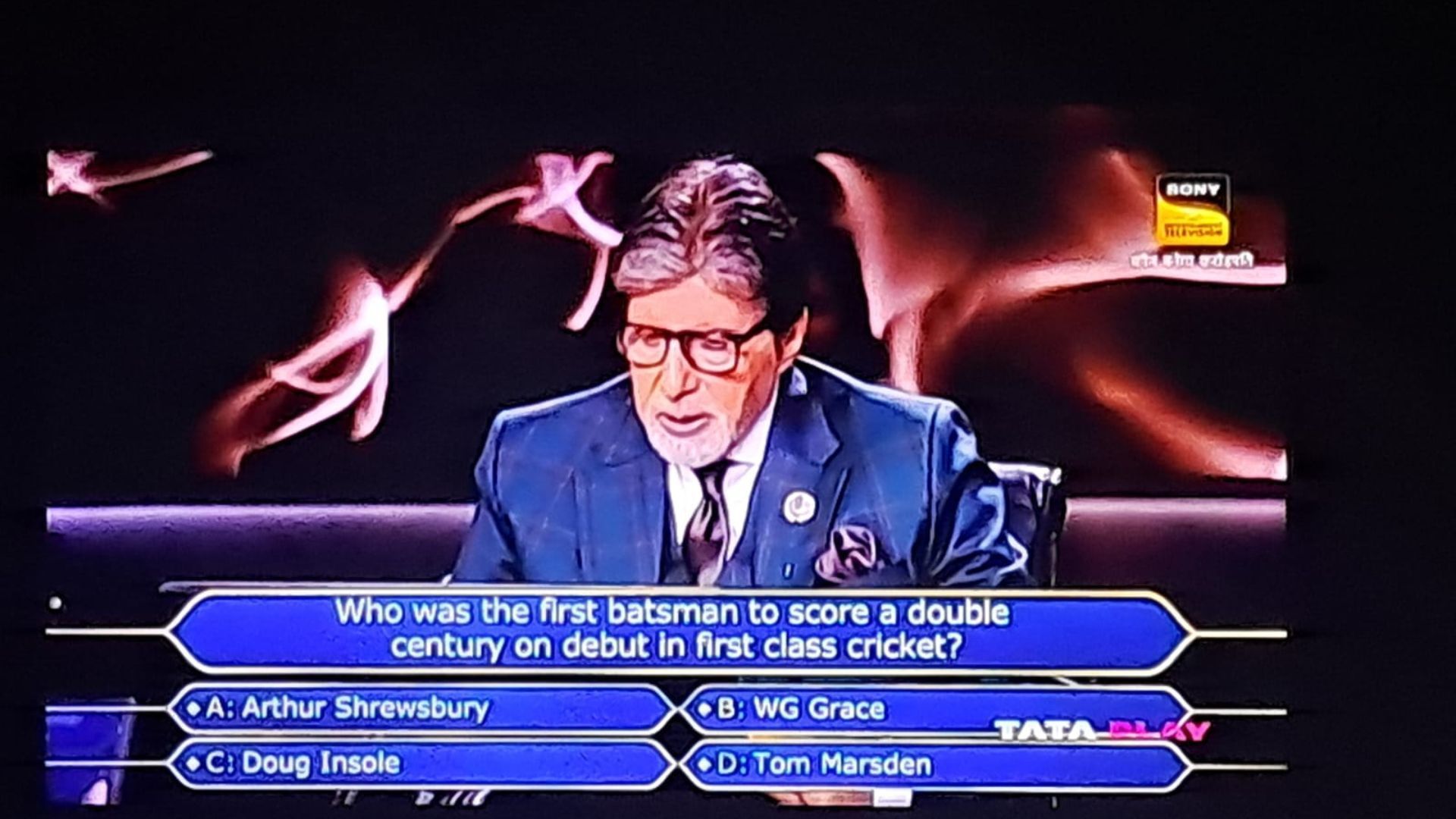 A screengrab of the above-asked question (Image credits: Sony TV/ SET India)