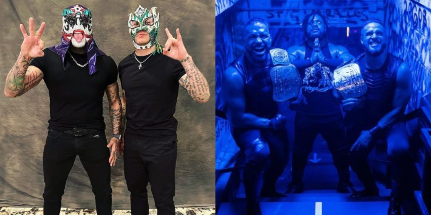 The Lucha Brothers could soon be among the top tag teams on WWE SmackDown (images source: Rey Fenix Instagram and Tama Tonga Instagram)