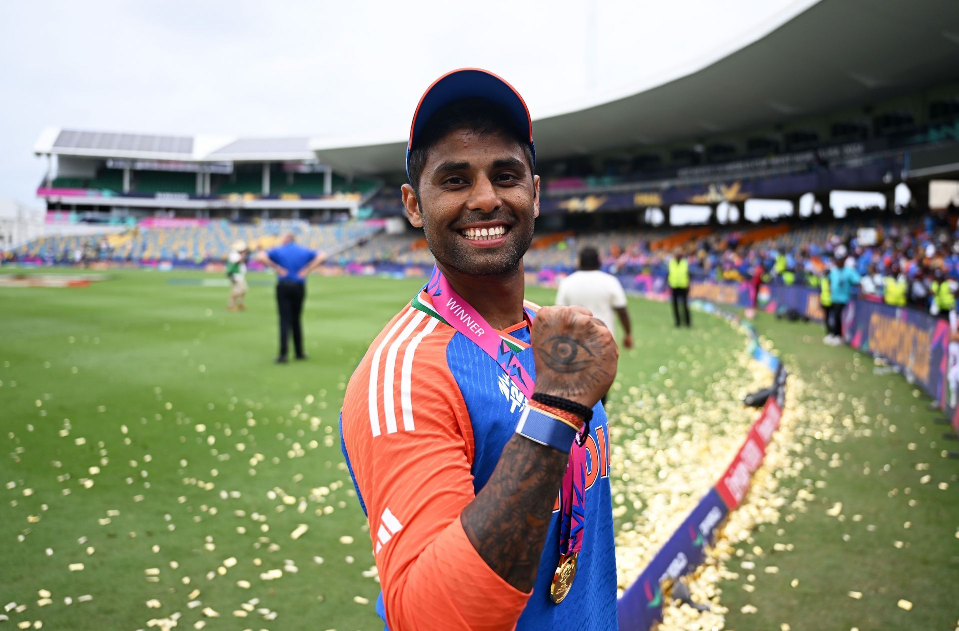 Suryakumar Yadav took the catch to dismiss David Miller in the 2024 ICC Men&#039;s T20 World Cup (File image via Getty)