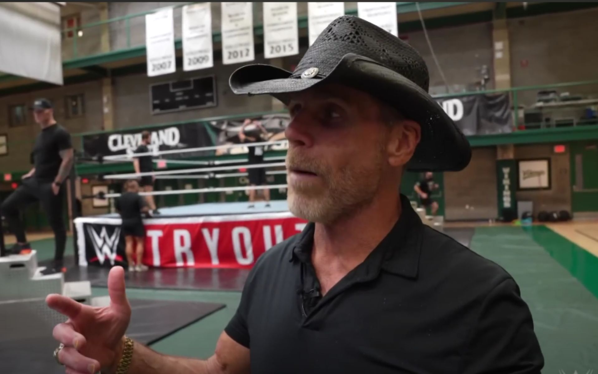 HBK during the SummerSlam WWE tryout (Picture Courtesy: WWE on YouTube)