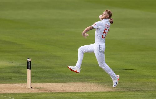 Ben Stokes bowling. (Image credit: Getty)