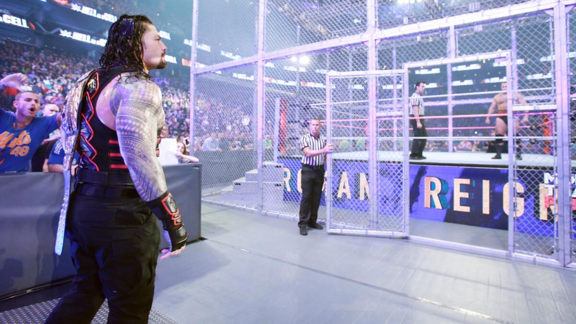 Roman Reigns has stepped into Hell in a Cell. (Image credits: WWE.com)