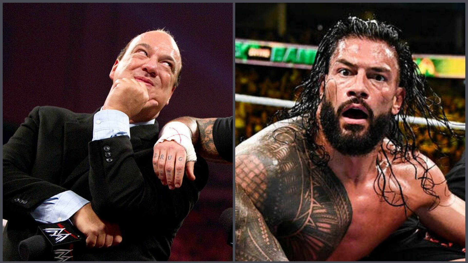 Paul Heyman &amp; Roman Reigns (Photo credit: WWE.com)