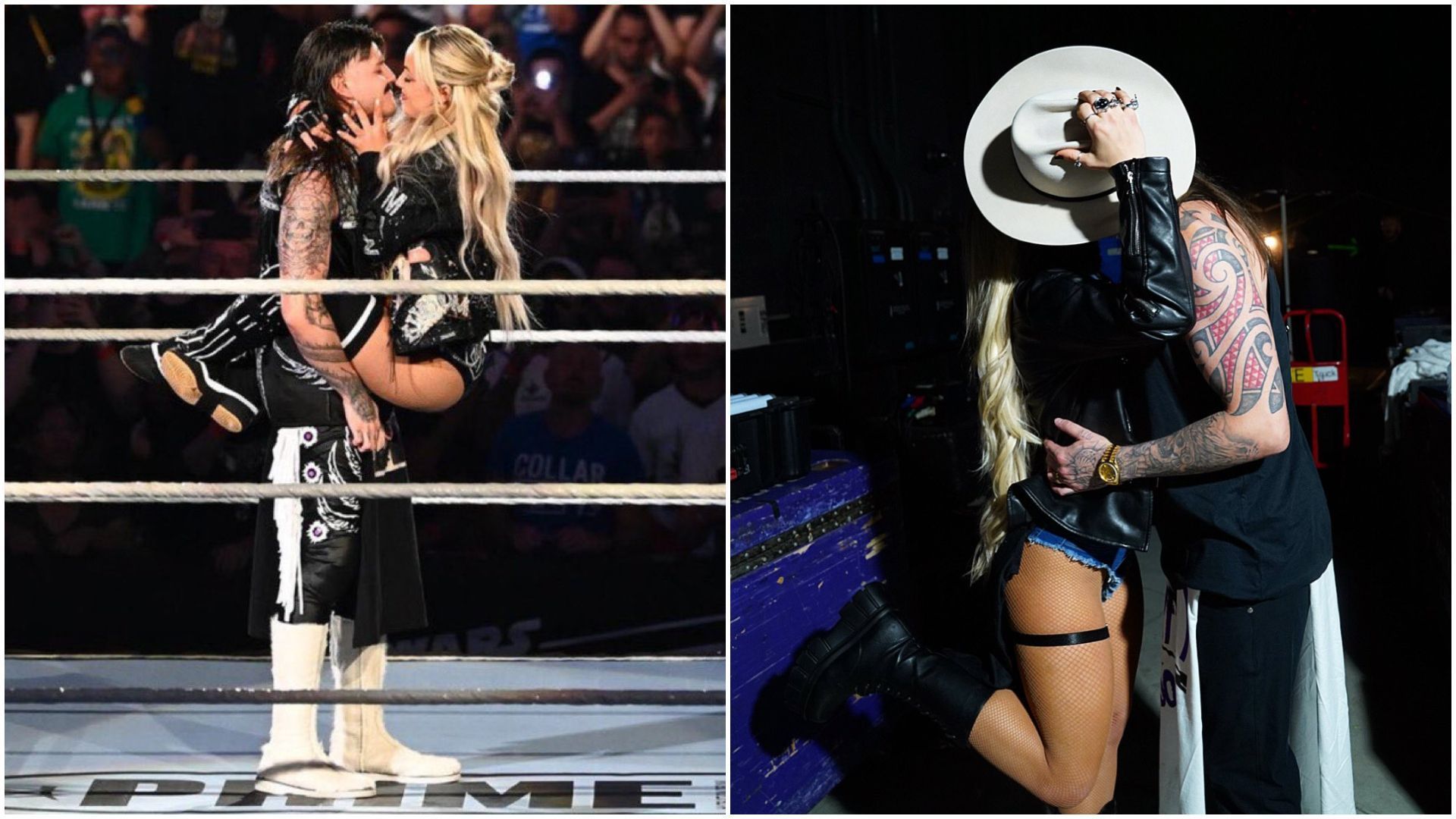 Liv Morgan and Dominik Mysterio are power couple in WWE. [Photos via: Morgan