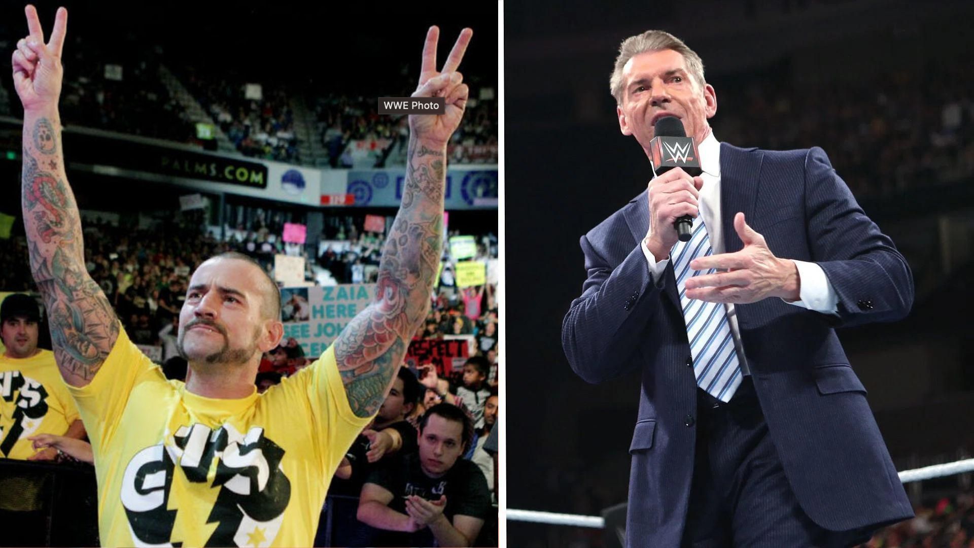 CM Punk and Vince McMahon have had a rocky relationship (Images: WWE.com)