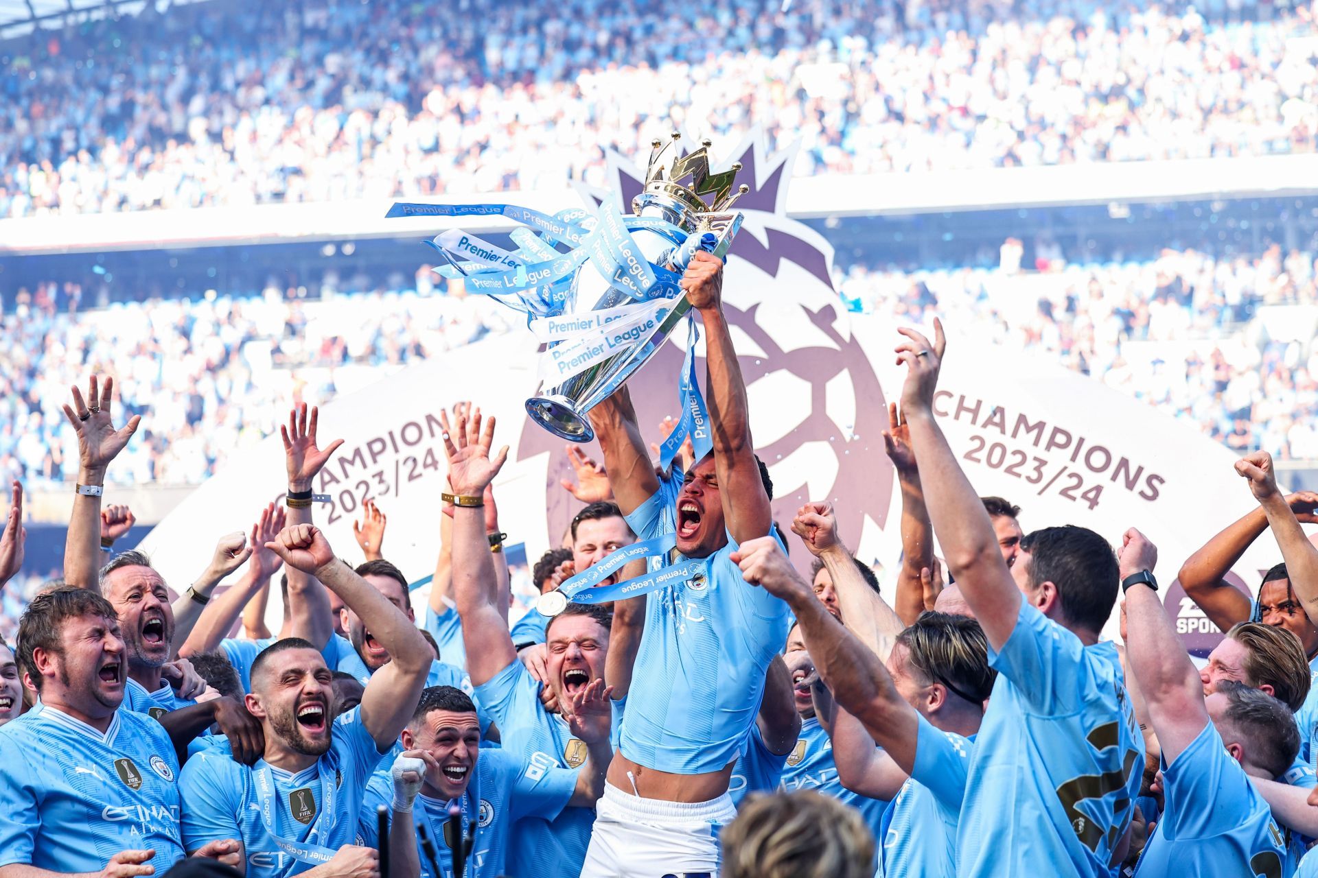 Manchester City won the Premier League in the last four seasons.