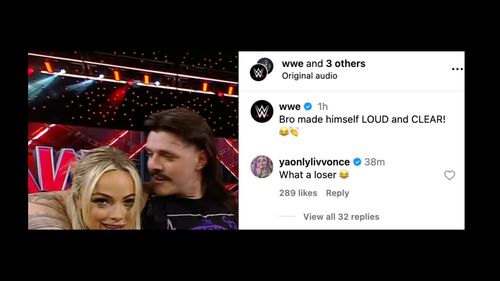 Liv Morgan trolls fan on Instagram.