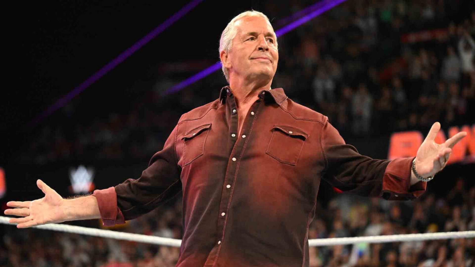 Bret Hart returned to WWE this past Monday in Calgary, Alberta [Photo credit: WWE]