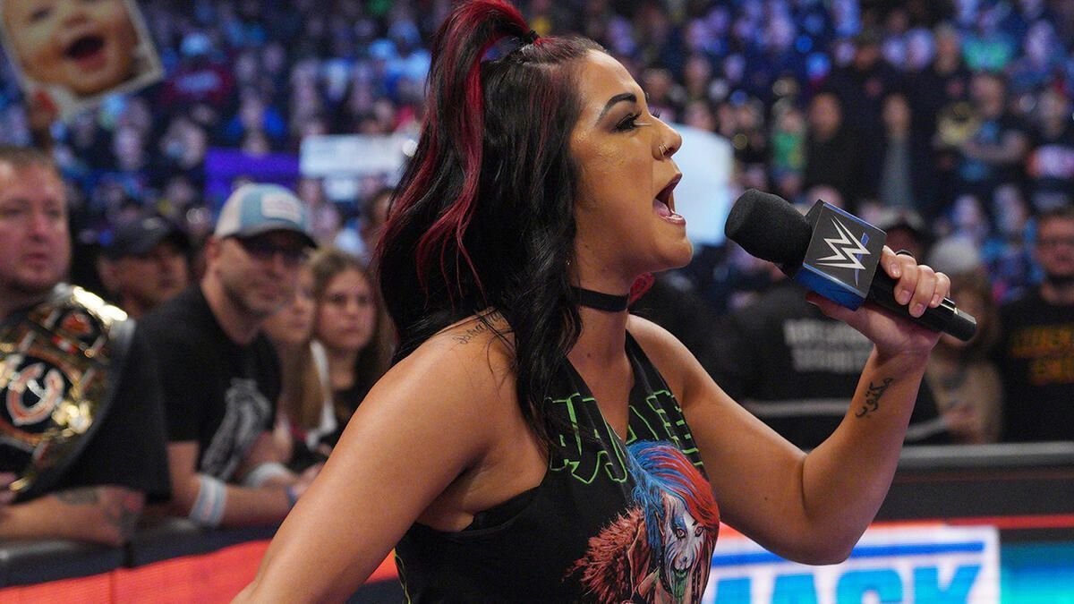 Bayley on SmackDown: France Kick Off (Photo Courtesy: WWE.com)