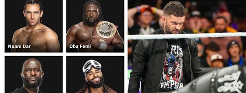 Odyssey Jones was on the website between Oba Femi and Omos [Image source: wwe.com]