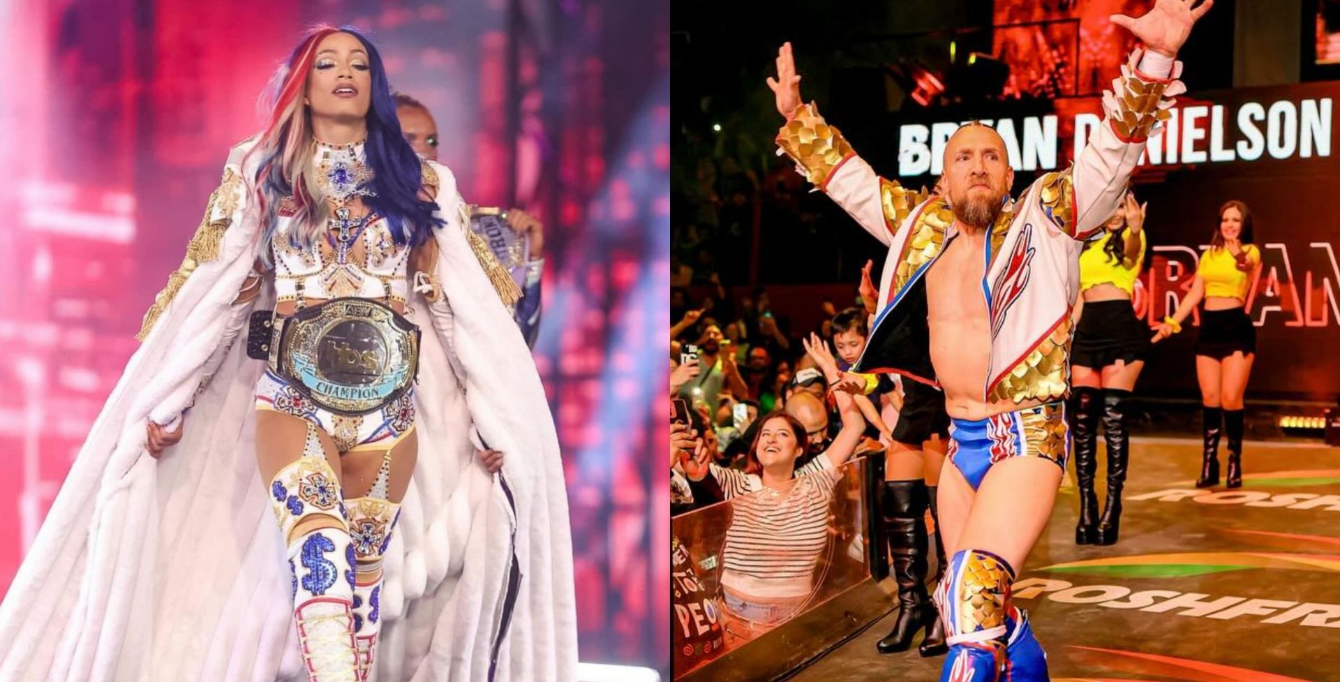 WWE के कुछ पूर्व स्टार्स अभी AEW में चैंपियन हैं (Photo: Mercedes Mone Instagram &amp; Bryan Danielson Instagram)