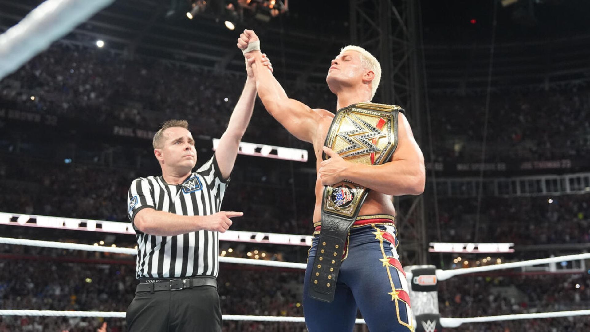 Cody Rhodes became the Undisputed WWE Champion at WrestleMania XL [Image Credits: WWE.com]