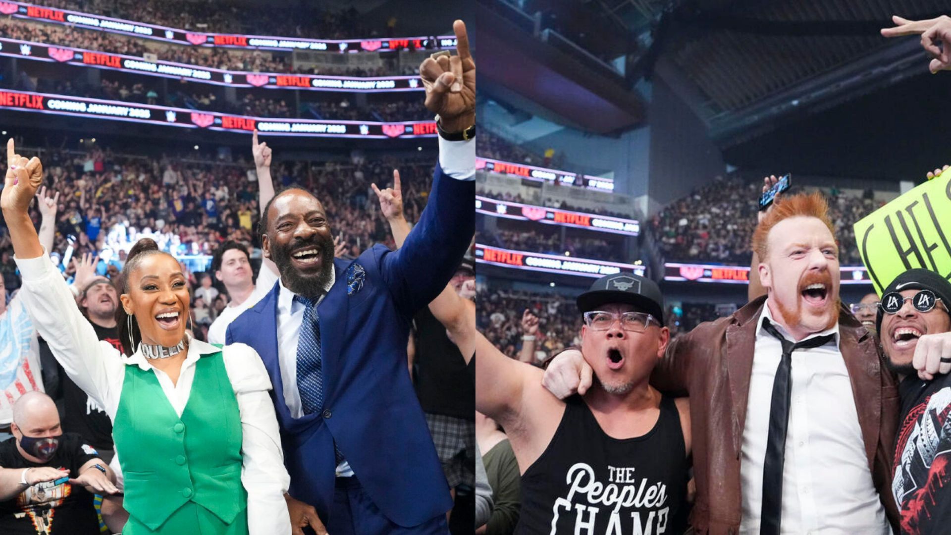 WWE SmackDown में दिग्गज आए थे नजर (Photos: WWE.com)