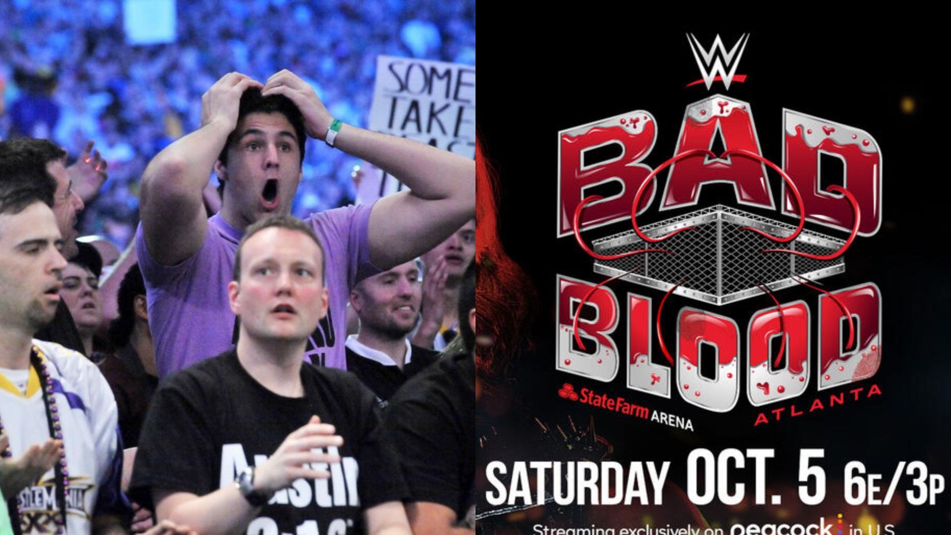 WWE will hold Bad Blood on October 5th (Images credit: WWE.com)