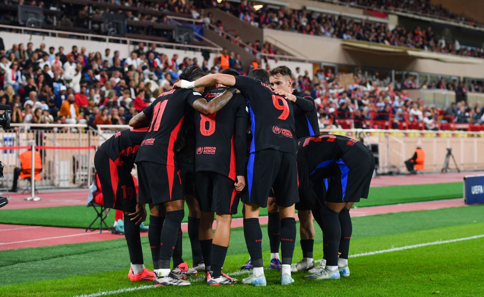 The Barcelona squad - Source: Getty