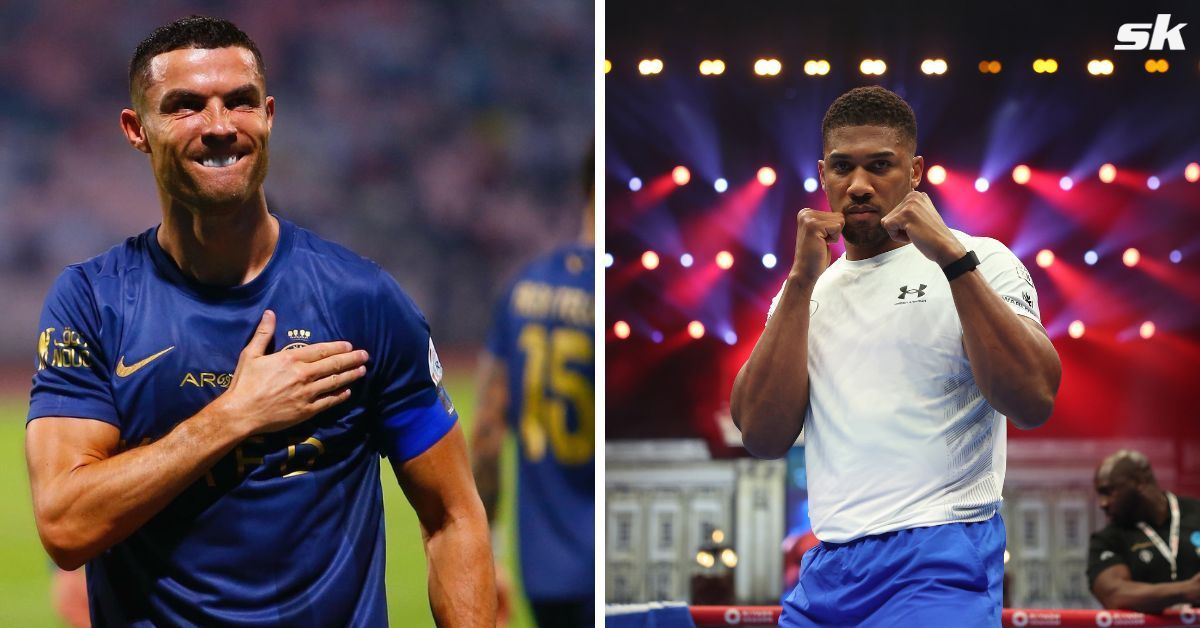 Cristiano Ronaldo has been an influence on Anthony Joshua 