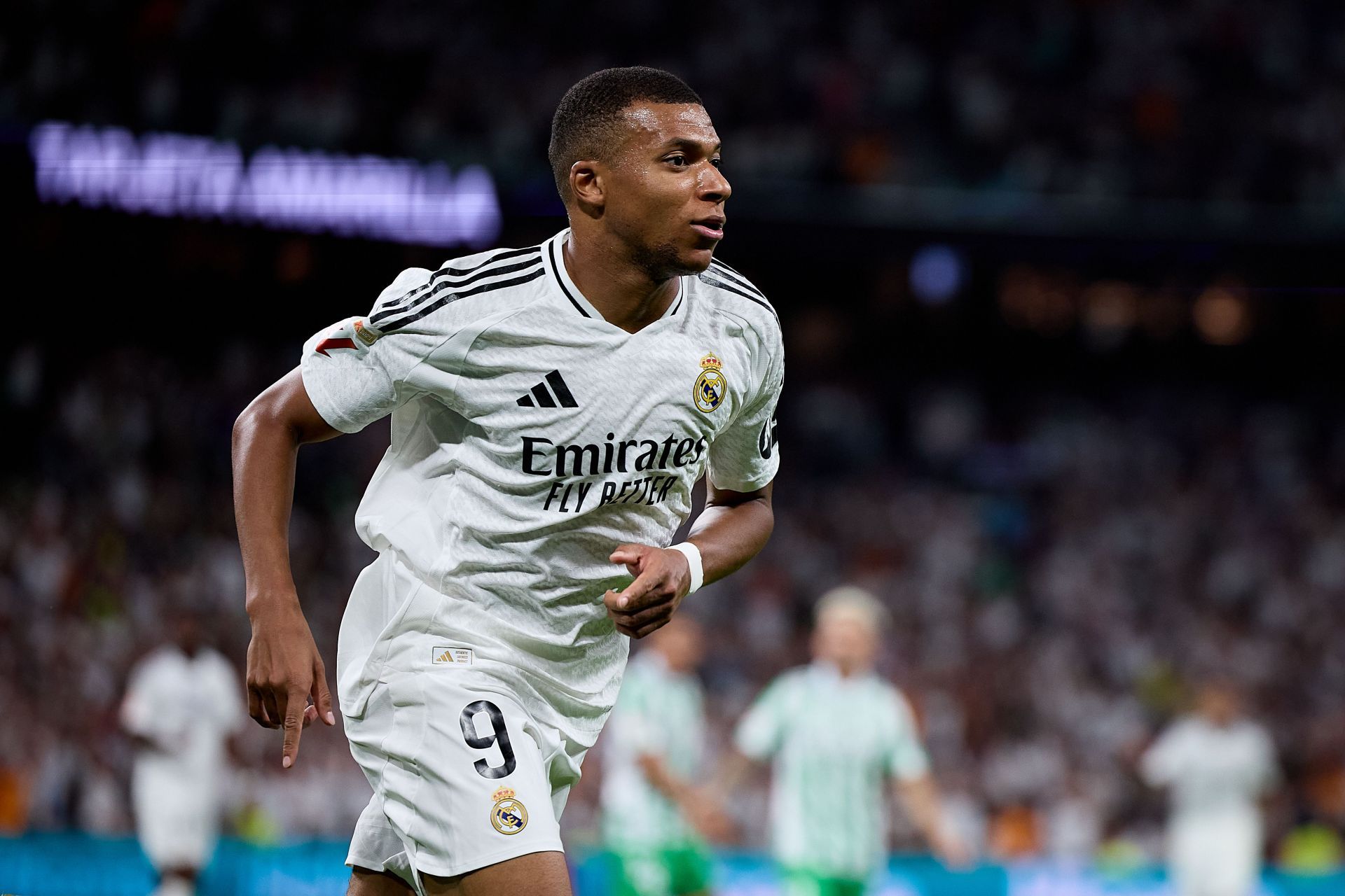 Real Madrid hitman Kylian Mbappe (Image via Getty)