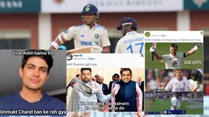 "British cricketers have always been a Nightmare for India"- Top 10 funny memes after India's top-order collapse in 1st Test vs Bangladesh 2024