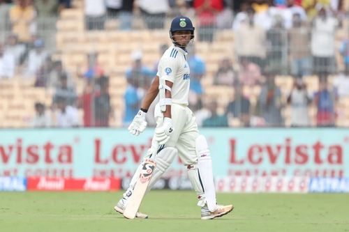 Yashasvi Jaiswal was dismissed after getting set. [P/C: BCCI]