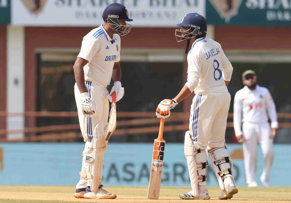 रविचंद्रन अश्विन और रवींद्र जडेजा (Photo Credit - BCCI.TV)