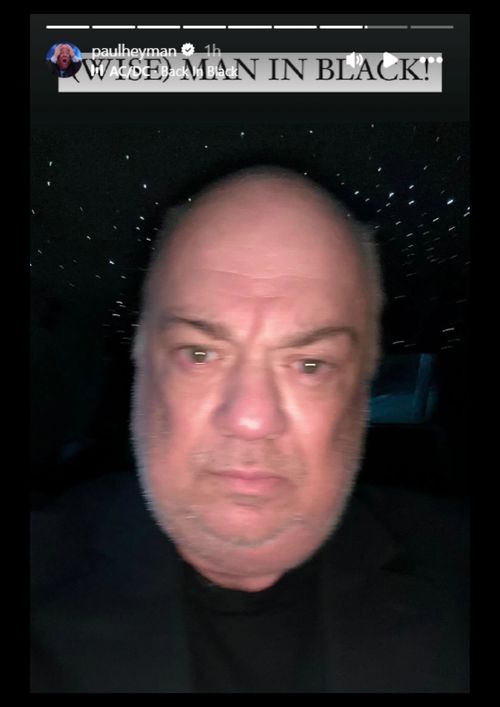 Paul Heyman's cryptic message [Photo credits: Screengrab of Heyman's Instagram story]