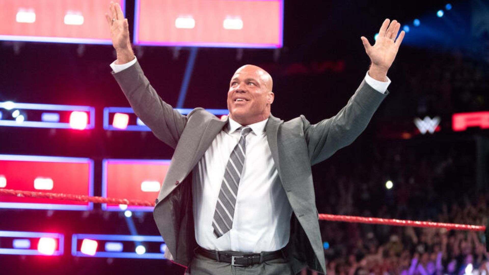 Angle was inducted into the Hall of Fame in 2017. [Photo: WWE.com]