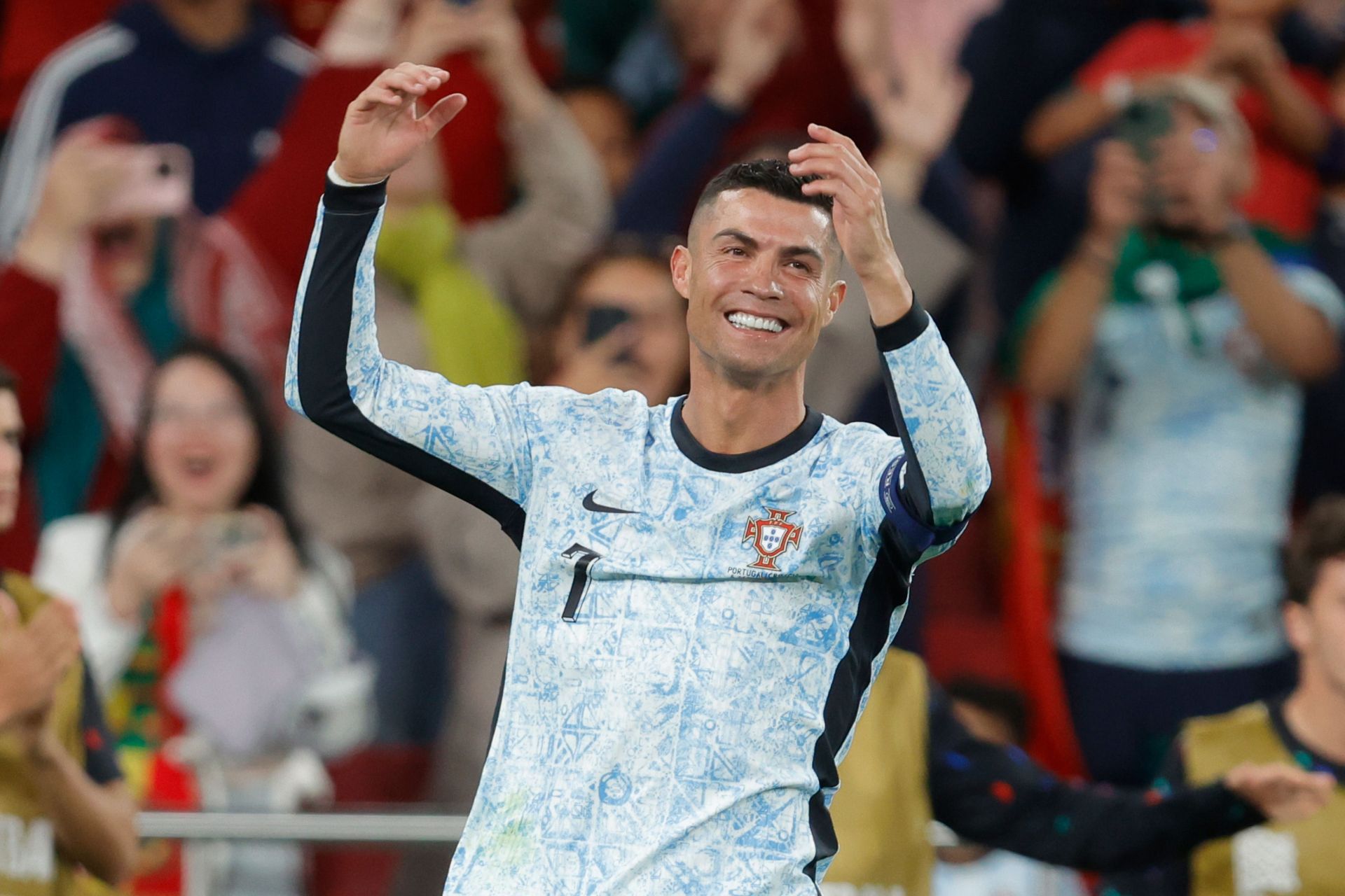 Portugal striker Cristiano Ronaldo