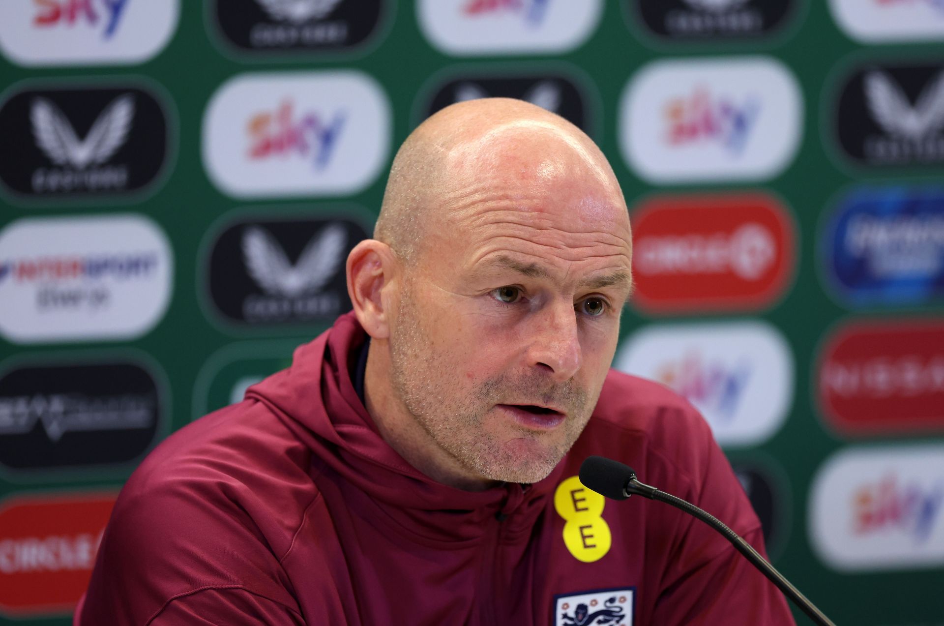 Interim Three Lions head coach Lee Carsley