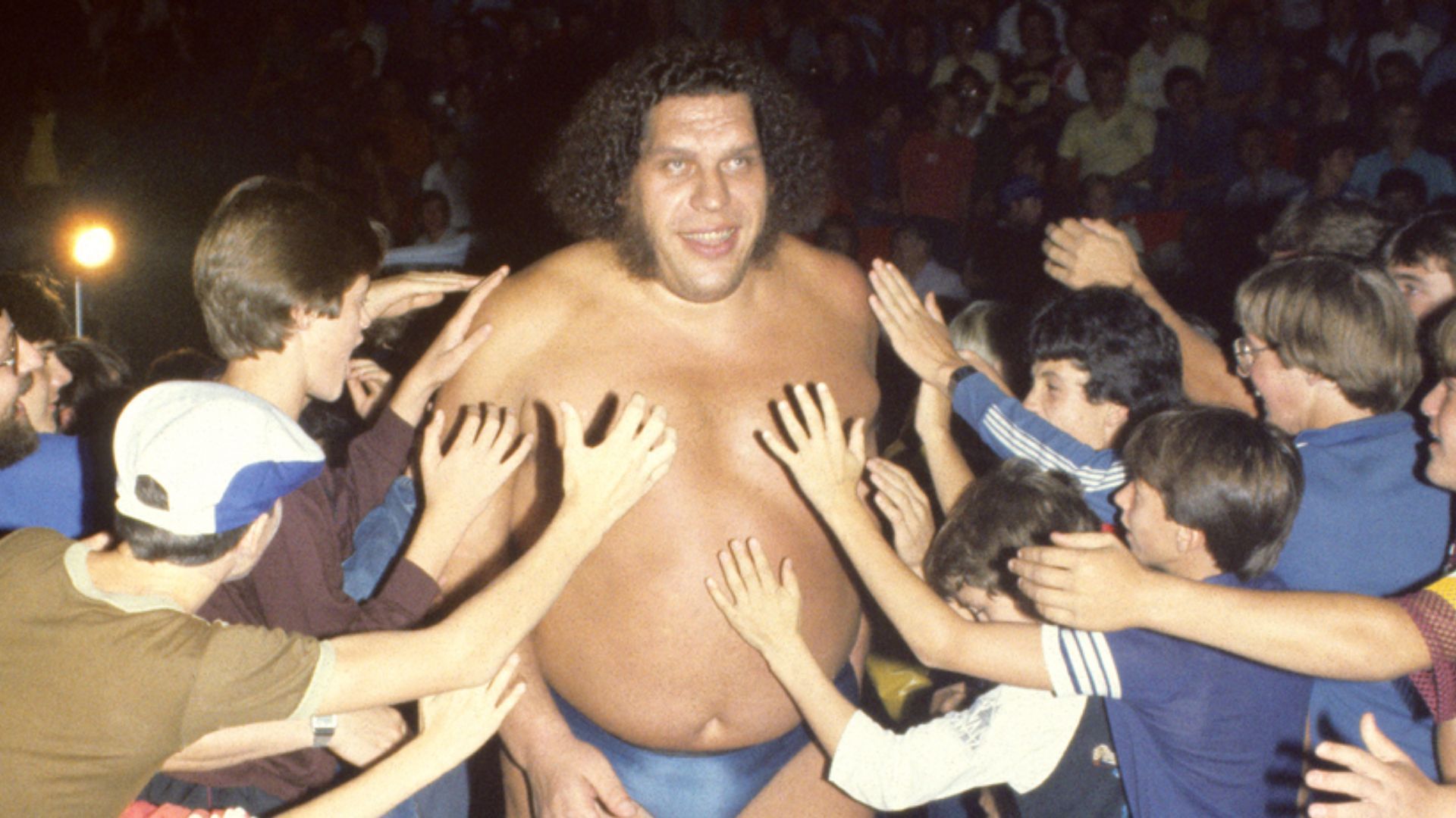 Andre the Giant making his way to the ring. [Photo credit: WWE.com]