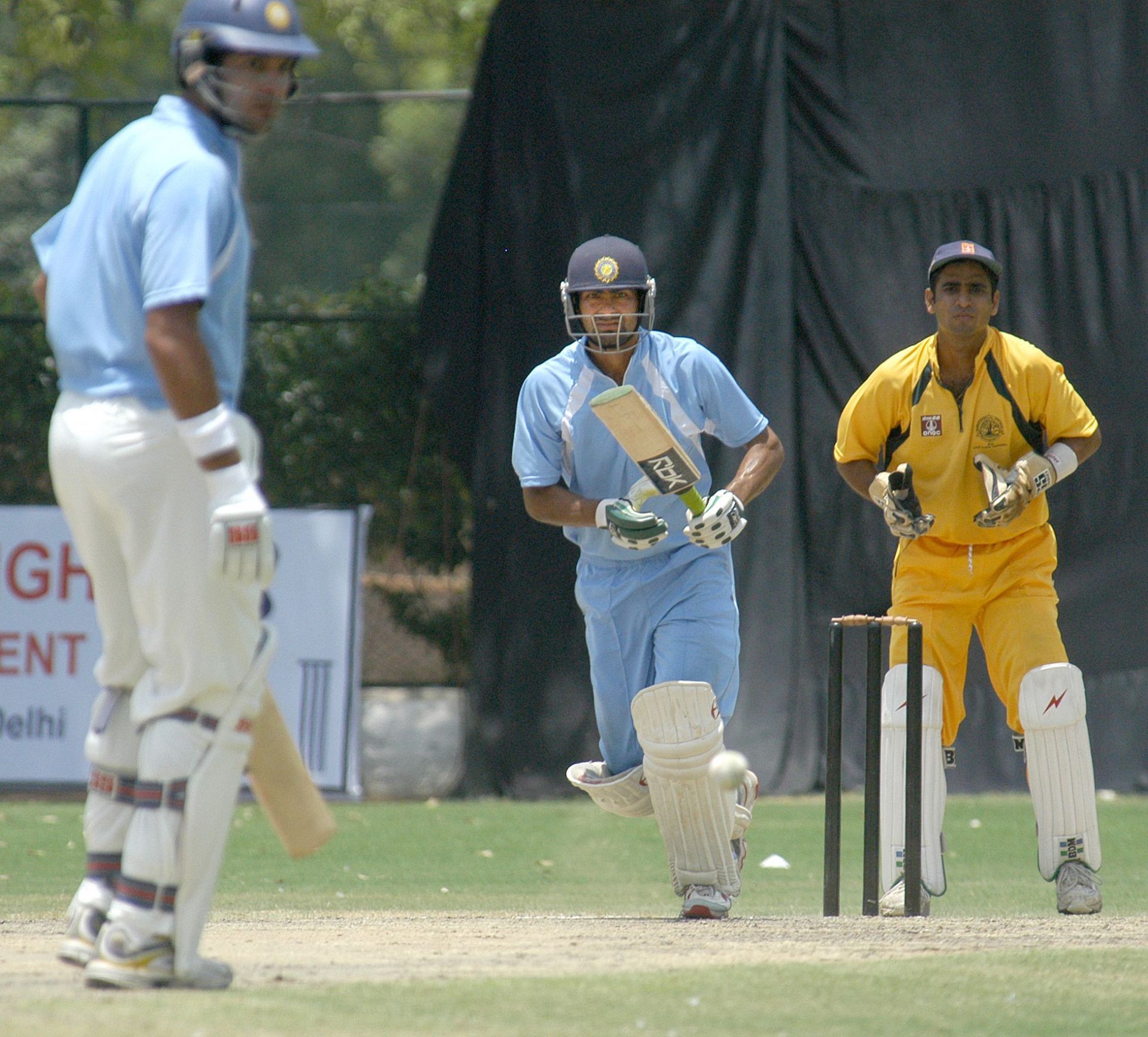 Indian cricketer Mohd Kaif in action during XXXI Lala Raghubir Singh Hot Weather Cricket Tournament at Modern School, Barakhamba, on June 2, 2007 in New Delhi, India.