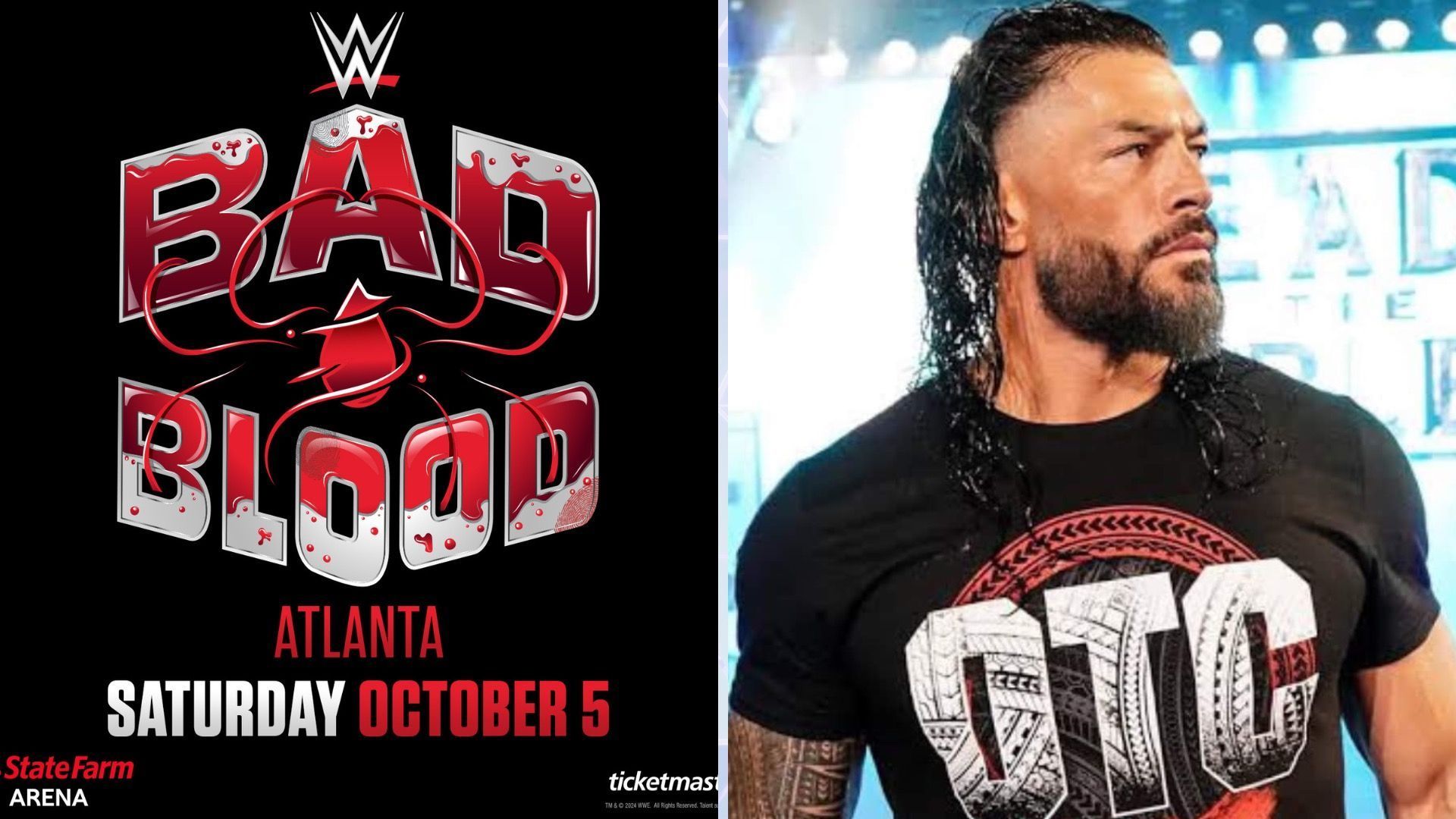 WWE Bad Blood is set to take place on October 5, 2024, at the State Farm Arena in Atlanta, Georgia [Image credits: x.com, wwe.com]