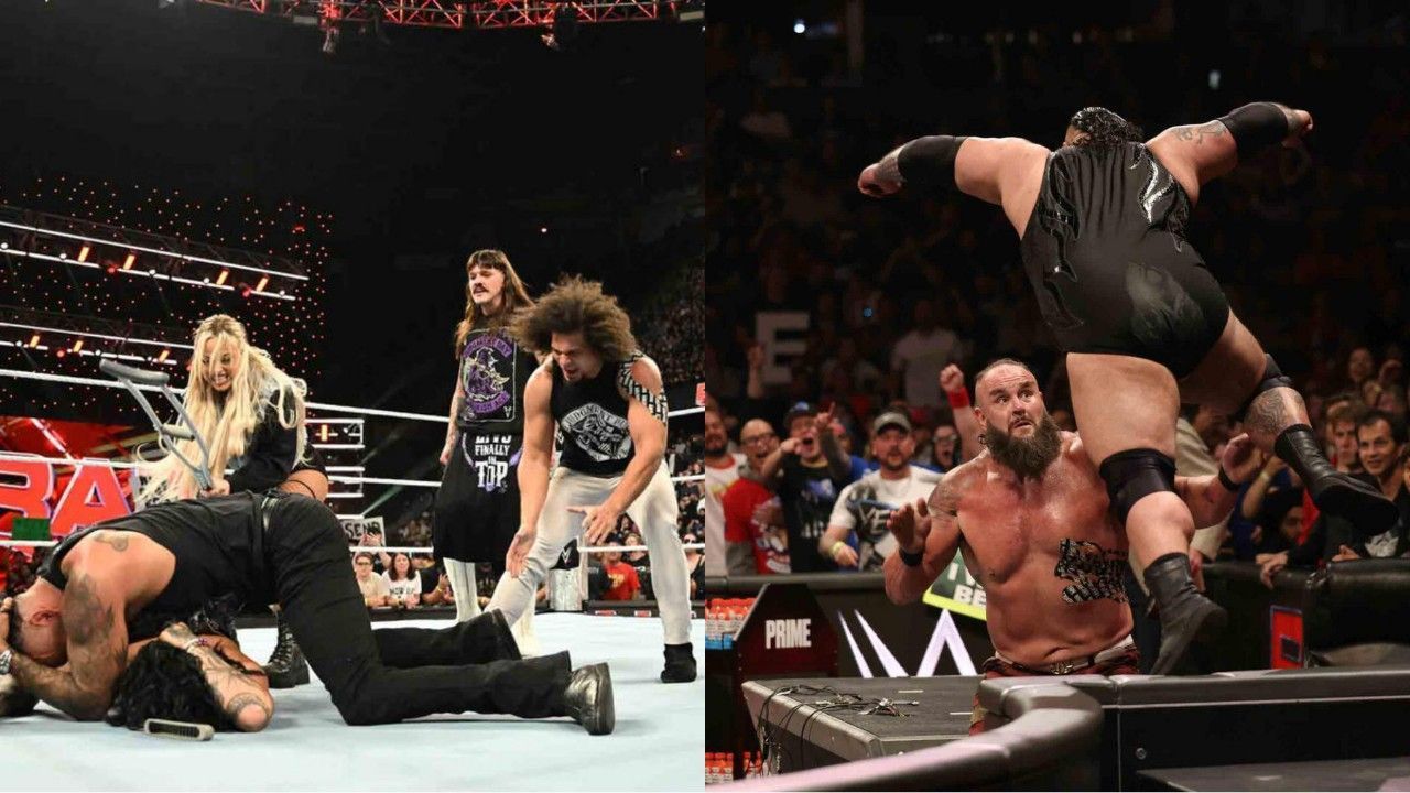 WWE Raw, CM Punk, Braun Strowman, Damian Priest, Dominik Mysterio, Bronson Reed, 