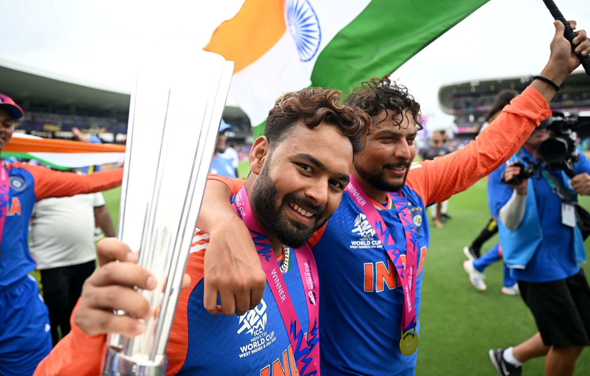 South Africa v India: Final - ICC Men&#039;s T20 Cricket World Cup West Indies &amp; USA 2024 - Source: Getty