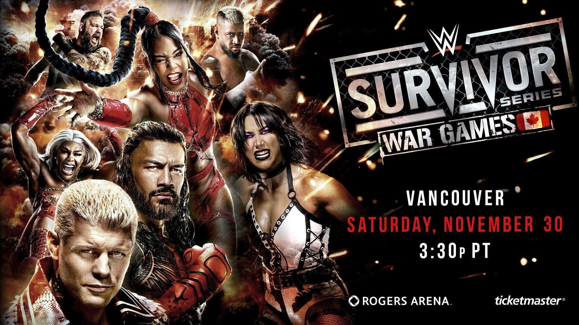 Survivor Series 2024 is set to take place on November 30 at the Rogers Arena in Vancouver, British Columbia, Canada [Image credits: wwe.com]