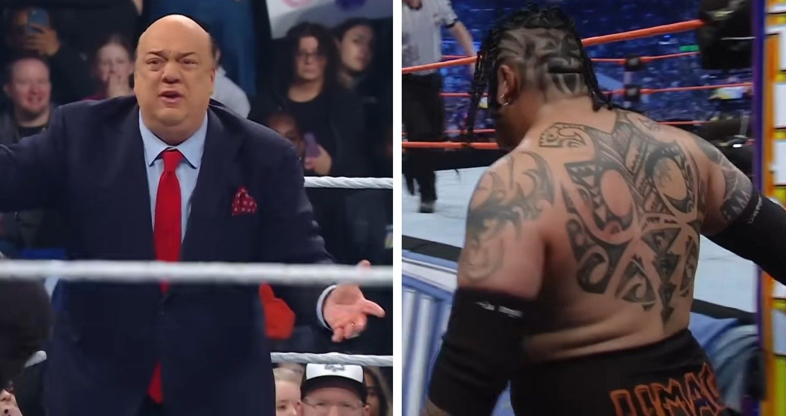 Paul Heyman (right) and WWE legend Umaga (left) [Images via WWE