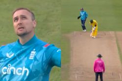 [Watch] Liam Livingstone completes an easy caught & bowled to send Steven Smith packing for 32 in ENG vs AUS 1st ODI 2024