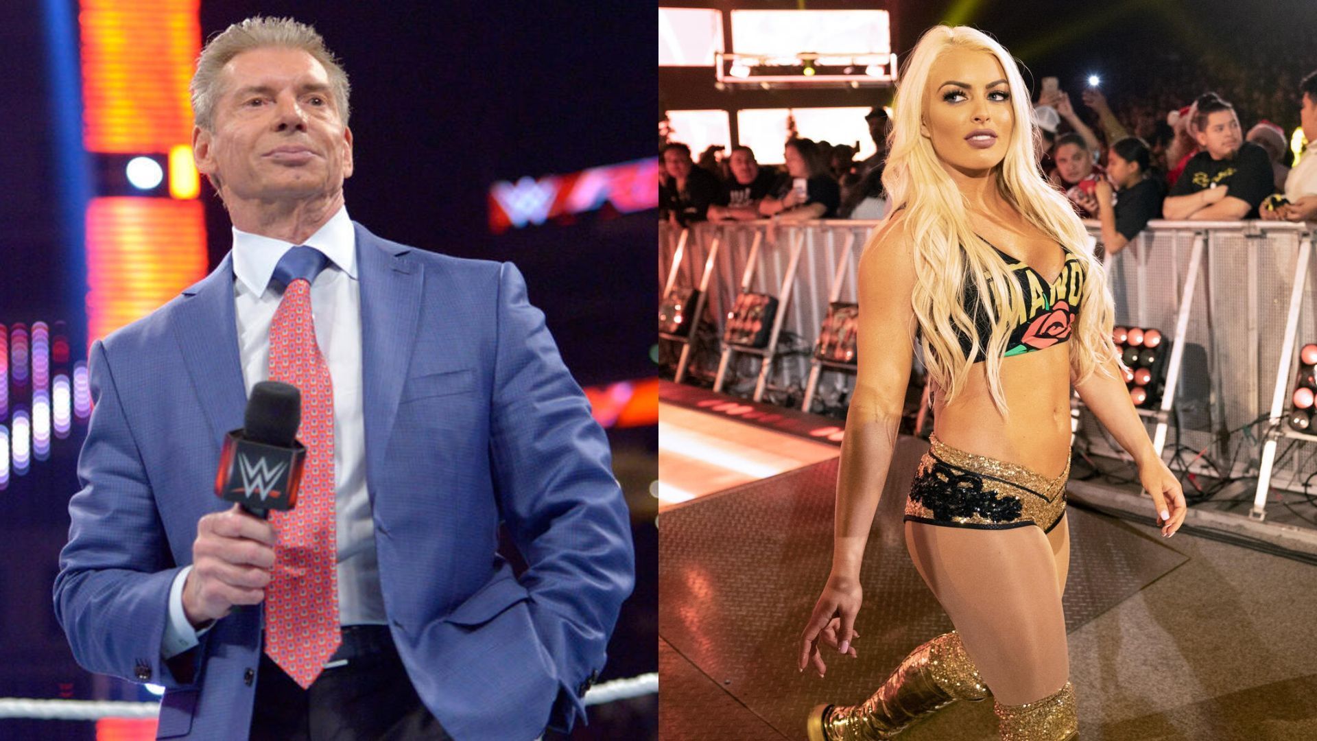 Vince McMahon and Mandy Rose [Photo credits: WWE]