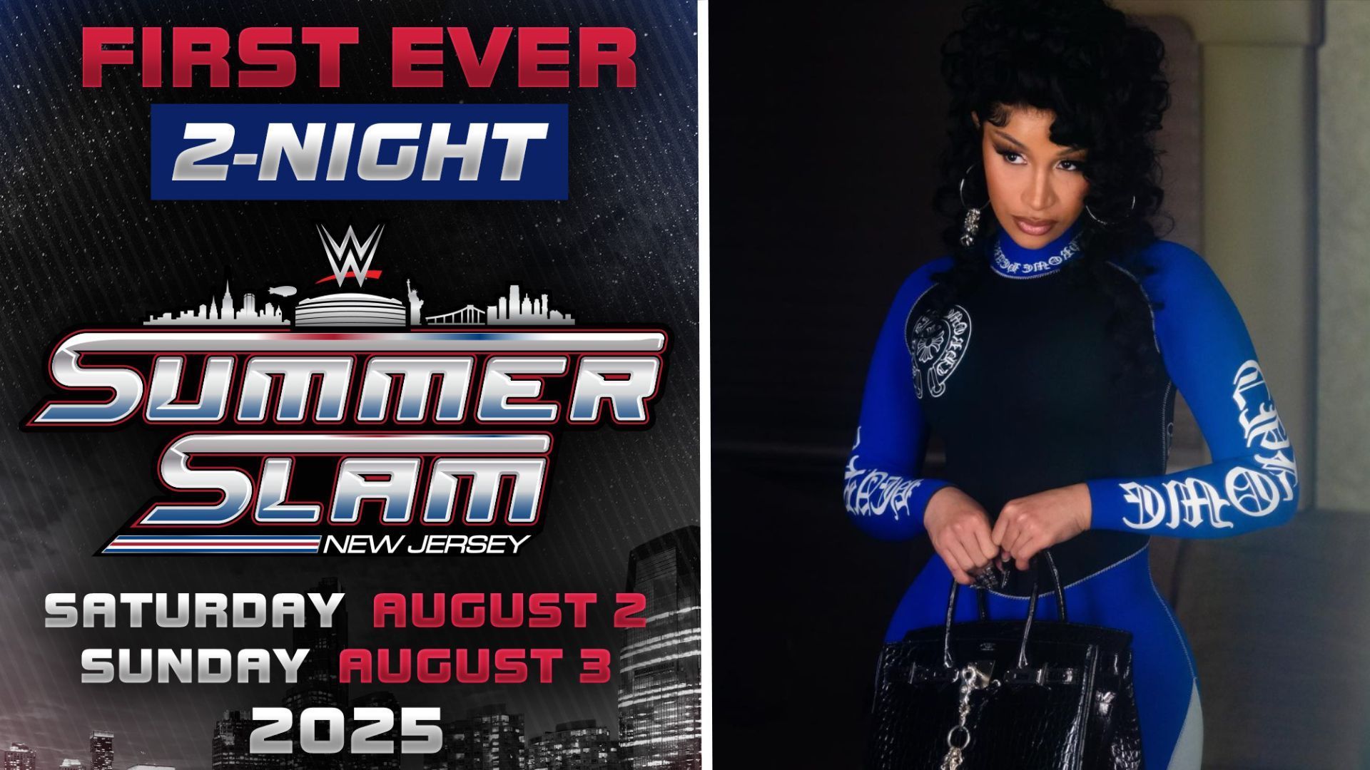 Cardi B is featured for WWE SummerSlam 2025 [Image Credits: WWE on X and iamcardib on Instagram]