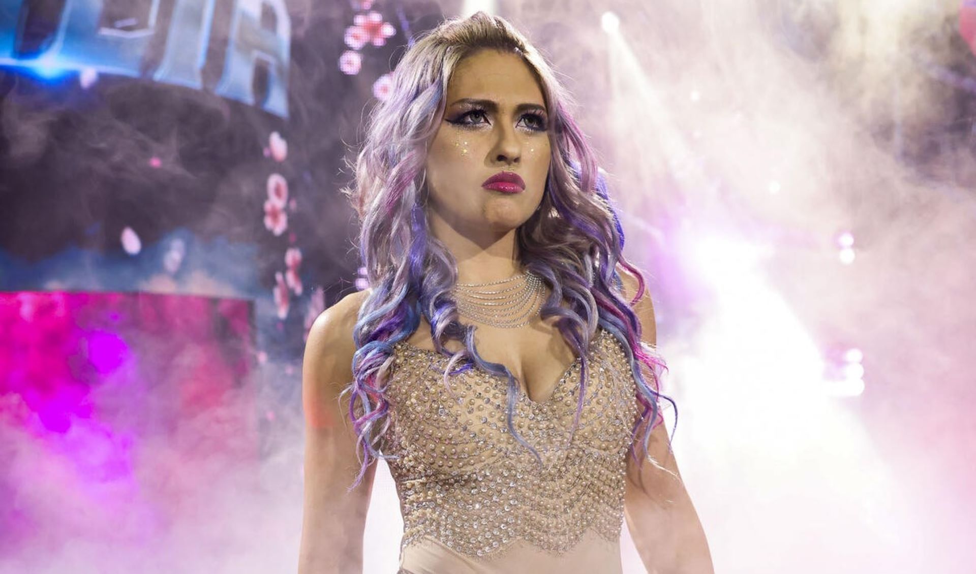 Can Giulia end the second NXT Women&#039;s title run of Roxanne Perez? {Image Credit: WWE.com}