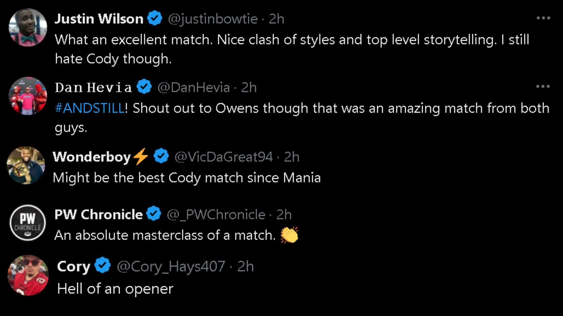 Replies on WWE&#039;s X post.